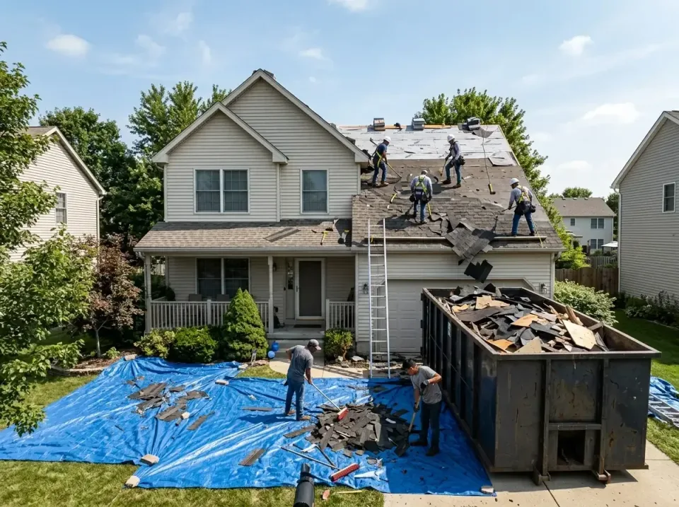 roof-replacement-debris-remova-004 — frequently asked questions, Cheapest Dumpster Rentals in Port LaBelle, FL